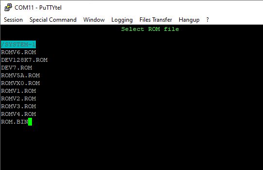 serial communication sd card