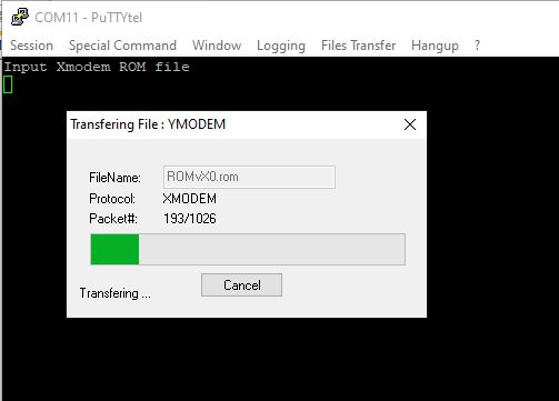serial communication xmodem